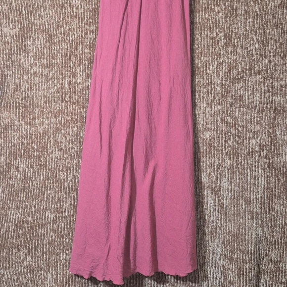 Metrostyle Vibrant Pink Strapless Dress with Beaded Accents - Picture 3 of 3